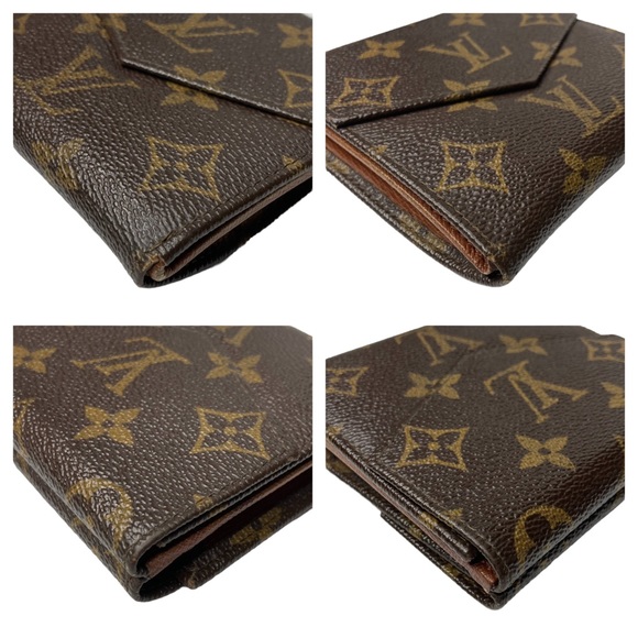 Authentic Louis Vuitton Vintage Compact Elise Brown Monogram Wallet 1980โs - Picture 6 of 16